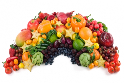 Лечебная радуга из фруктов и овощей